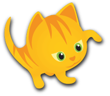 cat mascot logo