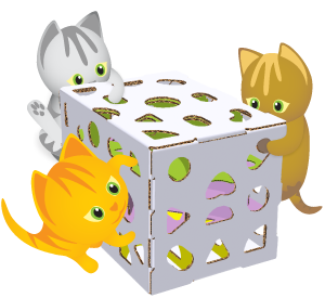 Cat Amazing MEGA – Cat Treat Puzzle Box – Interactive Treat Maze – Cat  Puzzle Feeder – Treat Box for Indoor Cats – Enrichment Food Toy – Best Cat  Toy