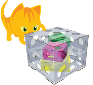 Buy Cat Amazing MEGA - Cat Treat Puzzle Box - Interactive Treat Maze - Cat  Puzzle Feeder - Treat Box for Indoor Cats - Enrichment Food Toy - Best Cat  Toy Ever!