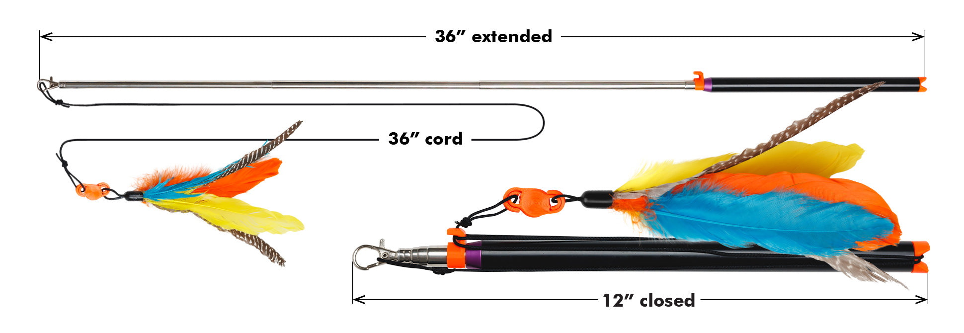 Cat Amazing wand telescoping pole and cord storage system